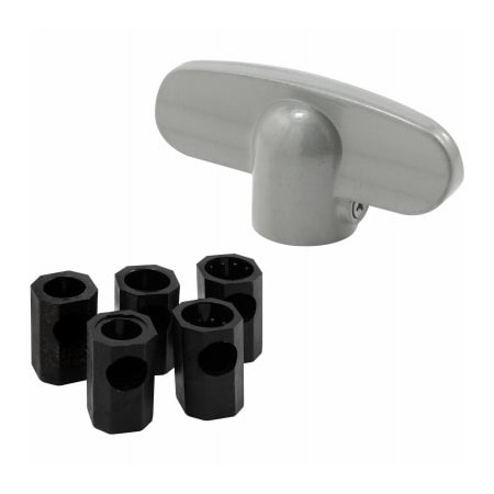 Prime-Line ALU TeeCrank Handle, 2PK H 3885